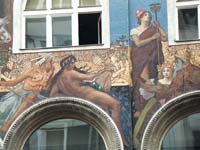 Mozaika na domu przy Kärntner Straße